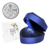 Blue Sixpence Coin Wedding Gift Box for Bride, Mother of