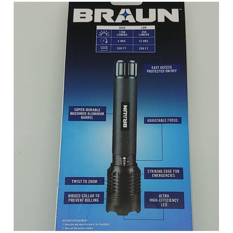 JL Missouri Parts & Misc. LED Flashlight 9X AA Battery