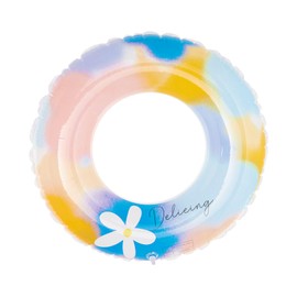 Cavilla Float, Children's Float, 27.6 inches (70 cm), Flowers, O-Shape, SNS, Popular, Extra, Swimming, Strong Buoyancy, Cute for Summer Vacation, Swimming, Durable, Girls