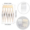 Qoaimu 20 Pack Hair Side Combs - 5 Teeth Small