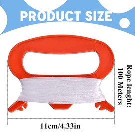 UYVPAER Pack of 2 100 m kite line spool, kite line winder kite line with winding board, string kite rope, kite replacement parts, kite line spool, kite accessories for outdoor use