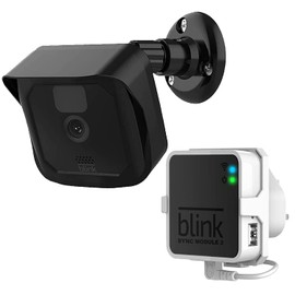 Blink Camera Mount, Plastic Cover/Mount with Blink Sync Module Outlet Wall Mount for Blink Outdoor/Indoor Cameras Security System (Blink 1+1)