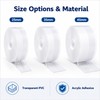 Transparent Door Weather Stripping Seal for Gaps – Flexible Self-Adhesive