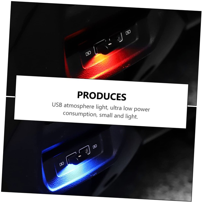 GRIRIW USB Car Interior Led Atmosphere Light Mini Decorative Lamp