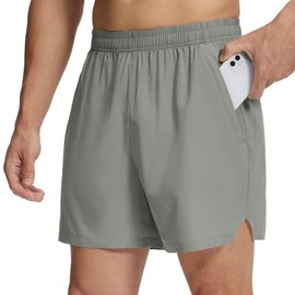 Willit - Pantalones cortos deportivos para hombre, para entrenamiento, correr, secado rápido, pantalones cortos ligeros y activos con bolsillos, 5 pulgadas
