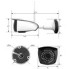Security Camera, Wireless, Outdoor, Surveillance Camera, SD Card Recording, WiFi,