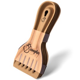 Scooples Disposable Cat & Rabbit Litter Scoops - All Natural, Plastic Free & Sustainable, Travel Kitty Litter Scooper for Bunny, Hamster, Guinea Pig, Ferret, Rat & Other Animal Litter Boxes (6-Pack)