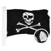 G128 Combo Pack: American USA Flag 16x24 In & Pirate