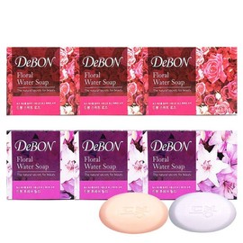 LG Household & Health Care Debon Facial Soap 100g x 3 / Facial & Bath Soap / Sweet Rose Fresh Lily Scent Tag / 드봉 세수비누 100gx3개 / 세안 목욕비누 / 스위트로즈 후레쉬릴리향 택