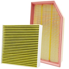 Capume 2PCS Cabin Engine Air Filter Kit Fits for JM683JM2373