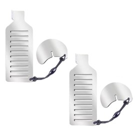 2PCS Portable Door Lock Stainless Steel Travel Security Privacy Locks Devices Sturdy Punch-Free Hotel Heavy Locker for School Dorm Apartment Safety Bedroom Stoppers Travelers Reinforcement Doors Home