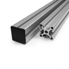 KINETIK MSystem® Pack of 10 Cover Caps, 45 x 45 mm, Nut 10, Black, Aluminium Profile Cap, End Cap, Plastic, Compatible with Bosch Rexroth Profile 45 Series