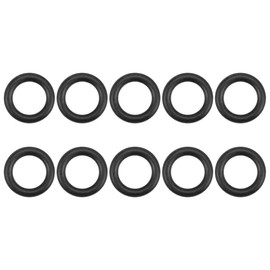 sourcing map Nitrile Rubber O-Rings 14.8mm OD 9.5mm ID 2.65mm Width, Metric Nitrile Rubber Sealing Gasket, Pack of 10