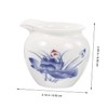 LABRIMP Ceramic Milk Gravy Boat Elegant Sauce Dispenser for Kitchen