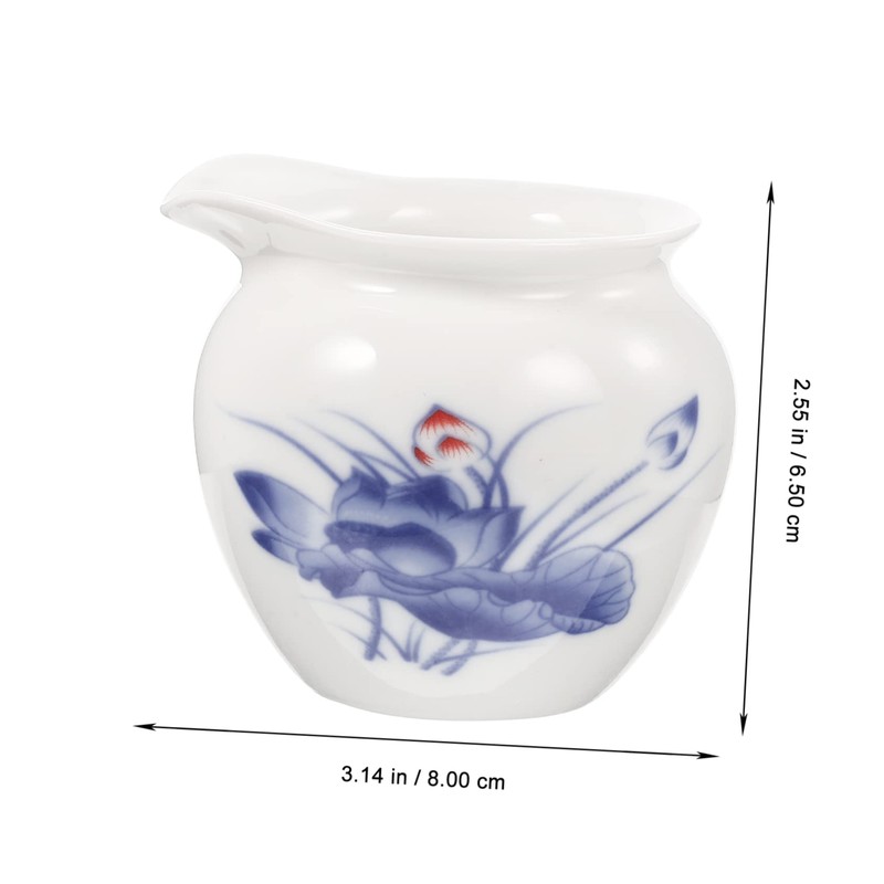 LABRIMP Ceramic Milk Gravy Boat Elegant Sauce Dispenser for Kitchen