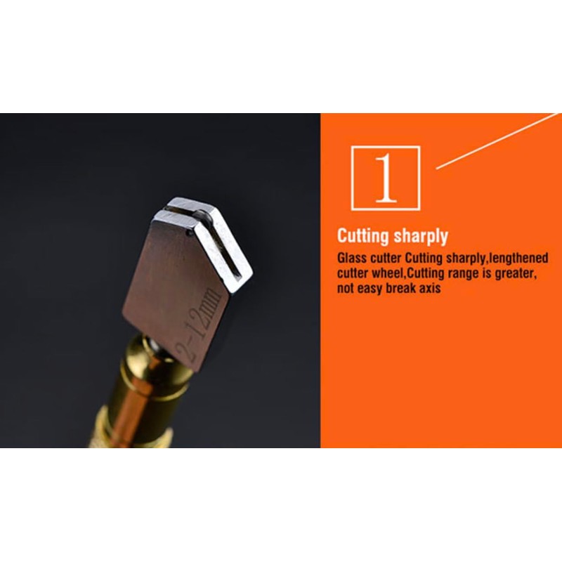 Edward Tools Glass Cutter Tool - Pencil Style Oil Feed
