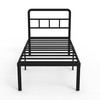 DiaOutro 18 Inch Twin XL Bed Frame with Headboard No