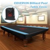 COVERVIN Billiard Pool Table Cover,Heavy Duty 210D Oxford Cloth Material