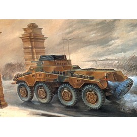 Roden Sdkfz 234/1 Military Armored Car Model Kit