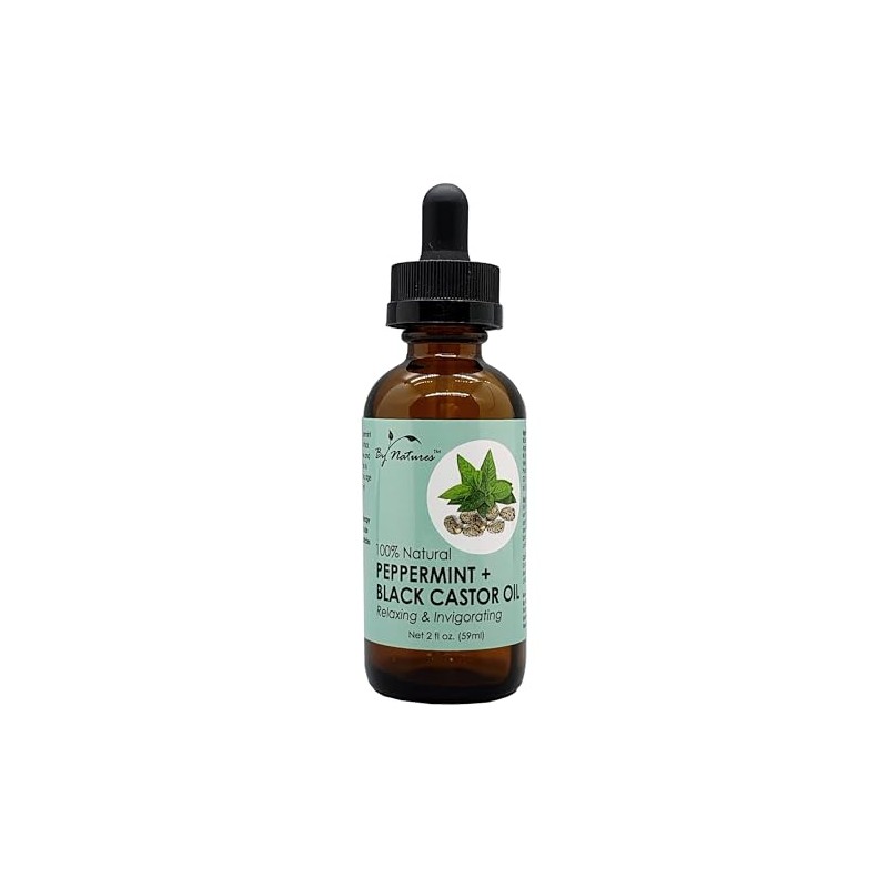 By Natures 100% Natural Peppermint + Black Castor Oil 2.0