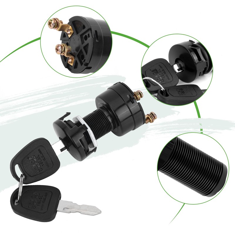 10L0L Golf Cart Starter Ignition Key Switch for Club Car
