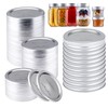 100 Pcs Regular Mouth Canning Lids+ 10 Pcs Mason Jar