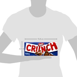 N estle Crunch Chocolate Bar 100g/3.52oz (Pack of 3) Shipped from Canada by Trendnsave