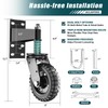 Aclastool Gate Wheel, 13.1 Inch Overall Height, 6 Inch Wheel