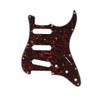 SHENGSUI Dark Tortoise SSS 11 Hole Strat Electric Guitar Pickguard