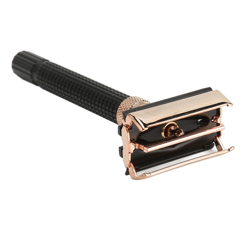 Shaving Handle Metal Safety Double Edge Reusable Shaving Long Handle