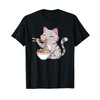 Kawaii Ramen Cat Neko Cute Anime Noodle Lover T-Shirt