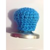 Door Knob Cover Aqua Blue Toddler Security Keys Locks Crochet