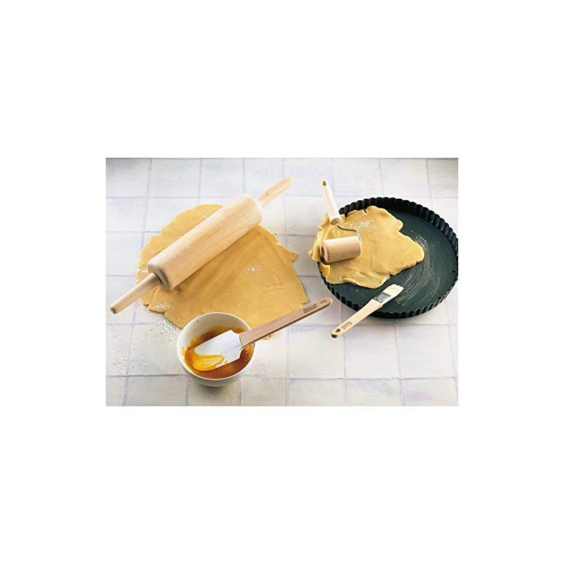 Kaiser 769691 Pastry Roller Beech Wood with Metal Axle 7.5