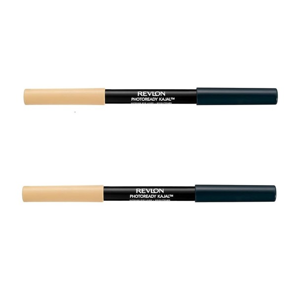 Revlon Pack of 2 Photoready Intense Eyeliner + Brightener, Emerald