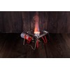 CAMPINGMOON Portable Folding Camping Campfire Grill over Fire Split Stoves