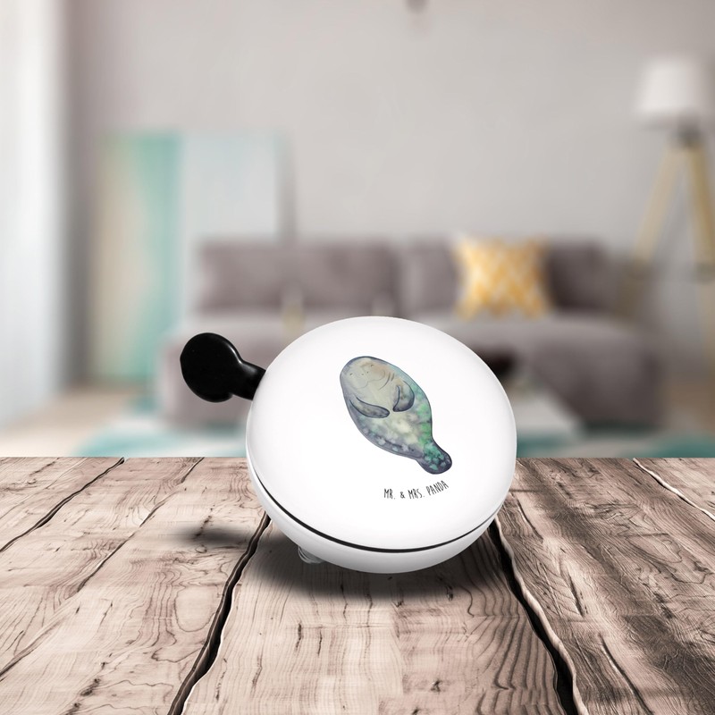 Mr. & Mrs. Panda XL Bicycle Bell Manatee Happy Gift
