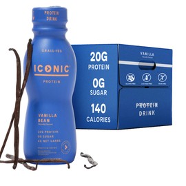 Iconic - Protein Drink RTD Vanilla Bean - 12 Bottle(s)