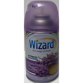 Wizard Automatic Spray 5Oz Refill (Package May Vary) Pack of 3 (freshly picked lavender, 3)