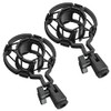 ThtRht 2 Pack Microphone Shock Mount Clip Universal Mic Shock