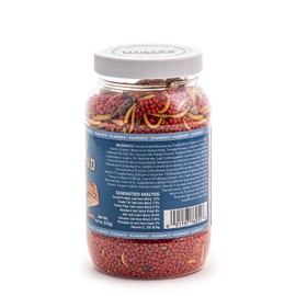 Fluker's Buffet Blend Juvenile Bearded Dragon Diet, Mealworms, Crickets and Pellets, 4.4 oz