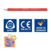 STAEDTLER dicke Buntstifte ergo soft jumbo, erhöhte Bruchfestigkeit, dreikant, ABS-System,
