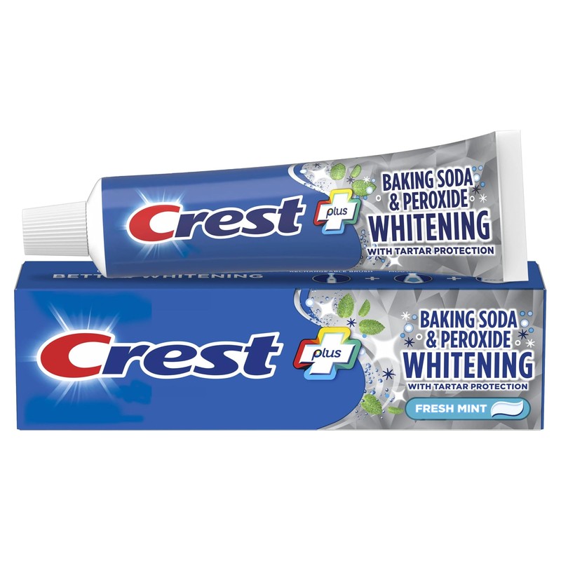 Crest Baking Soda And Peroxide Whitening With Tartar Protection Fresh