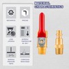 Jingzan 2 Sets 1/4" NPT Brass Ball Valve Kit Air