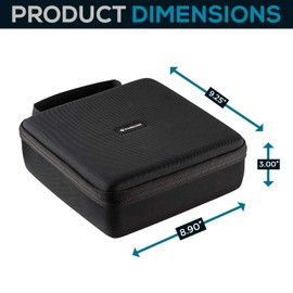 caseling Eva Protection Hard Case with Divider - For Boost Pro GB40 and GB20 Car Battery Jump Starter - 9.25" x 8.9" x 3" - for Storage and Travel