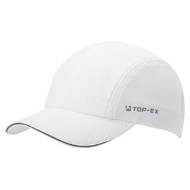 TOP-EX Mens Large Cooling Running Cap XXXL, Summer UV Mesh XXL Baseball Cap for Golf, Breathable Outdoor Fishing Caps for Big Heads, Foldable Hiking Hat Adjustable White XXL/3XL