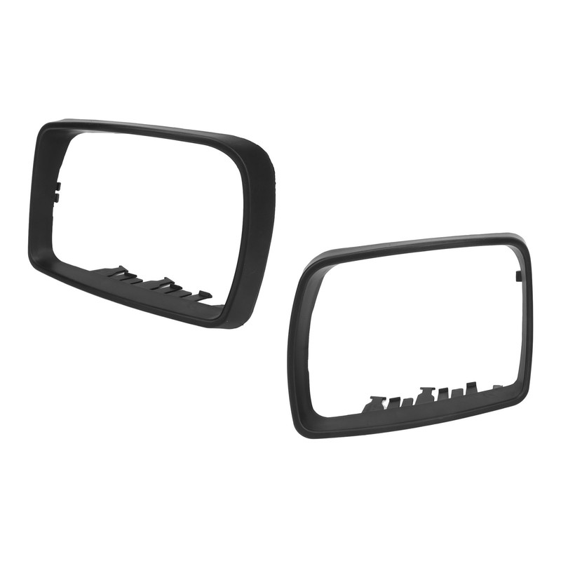 2PCS Car Rearview Mirror Frame Left Right Impact Resistant Protective