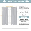 ChrisDowa Blackout Curtains 48 inches Long for Bedroom - 2
