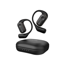 ESCALURE Open Ear Headphones Wireless Earbuds with 4-Mic, IPX5 Sweat Resistant Bluetooth 5.3 Sport Earbuds with Earhooks, Lightweight 30HRS Playtime Deep Bass Clear Calls for Driving Running, Black