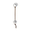 Georg Jensen Regitze Overgaard Key Ring Heart Chrome-Plated with Leather
