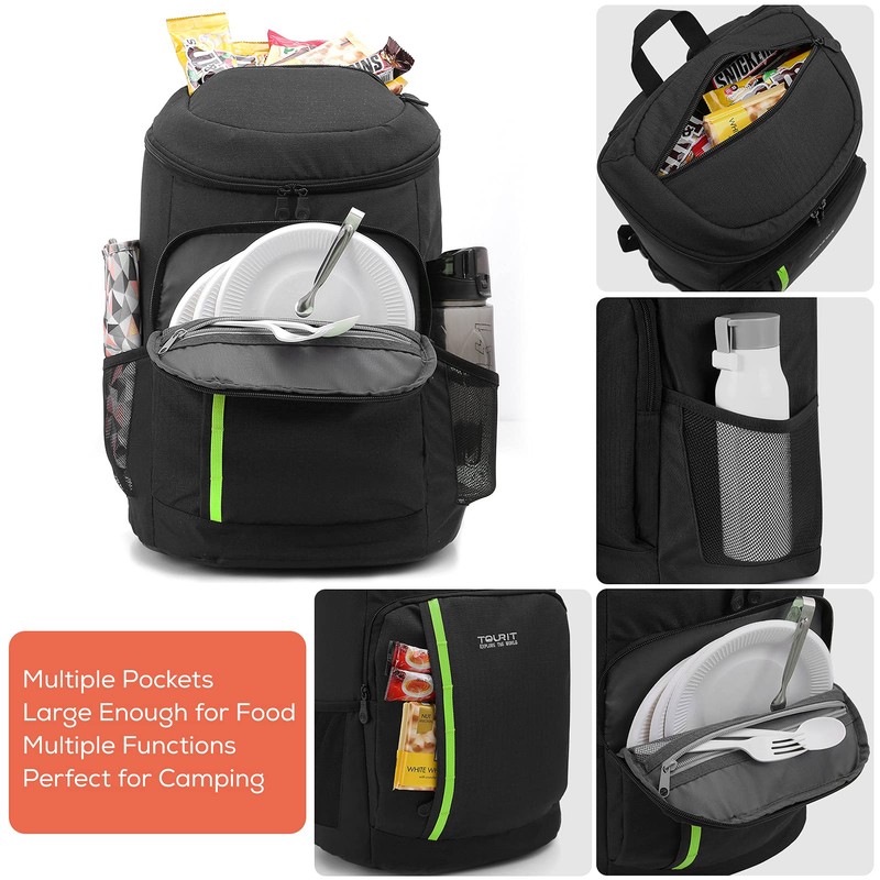 TOURIT Cooler Backpack 28 Cans Lightweight Insulated Backpack Cooler Leak-Proof